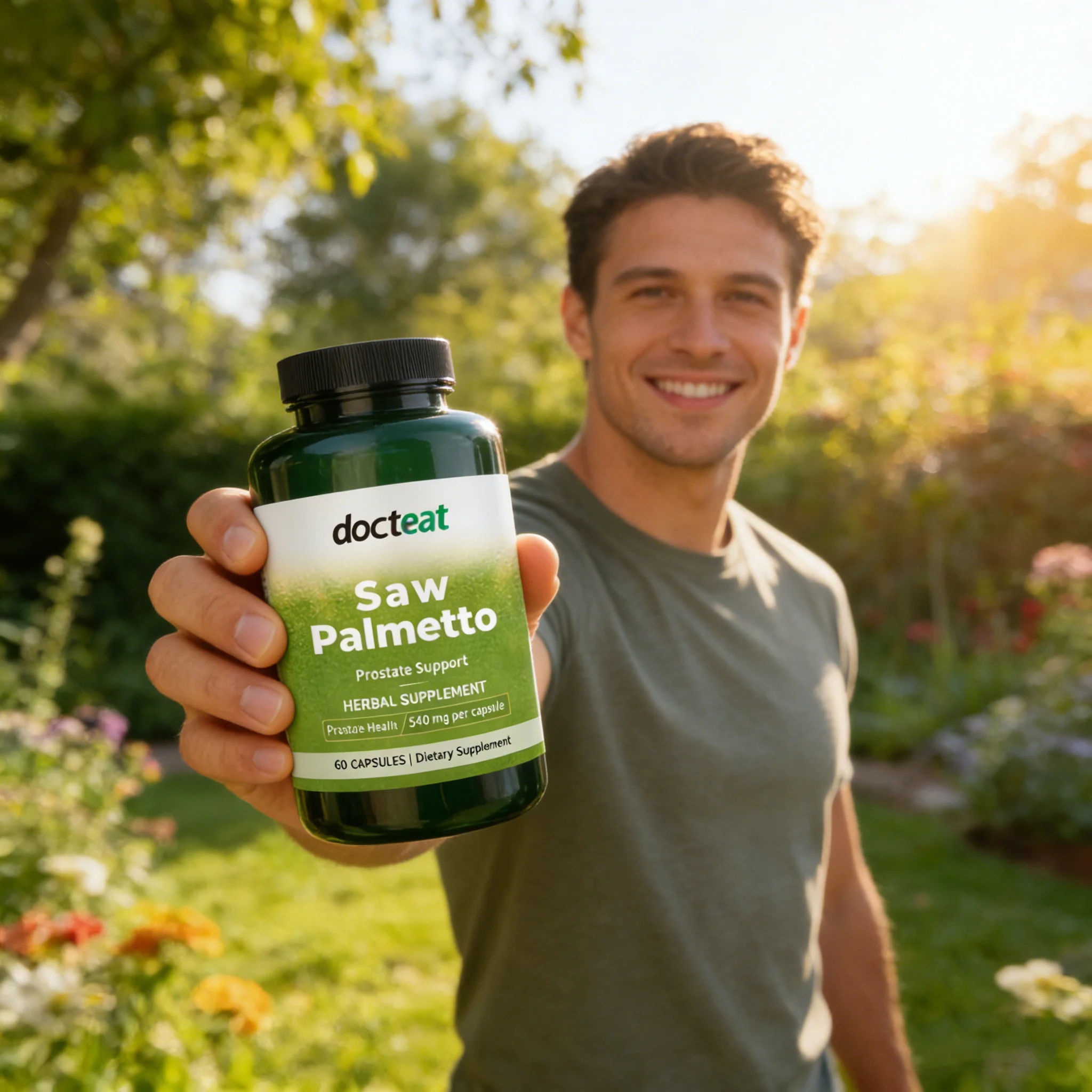 DOCTEAT Men Prostate Health Capsules Improve Urinary Frequency and Urgency Enhance Vitality Improve Impotence Men Care Capsules