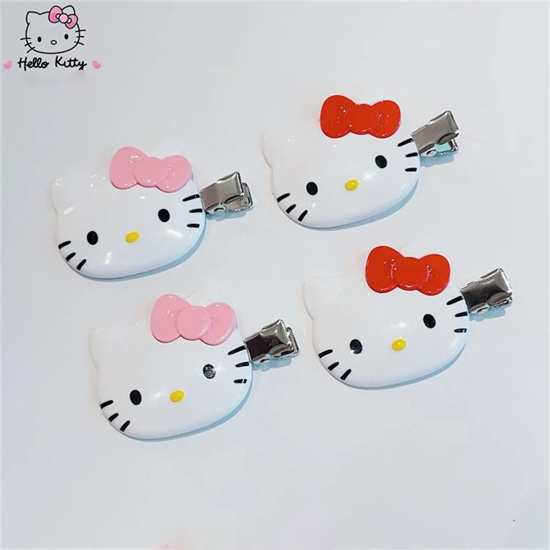 Kawaii Sanrio Hello Kitty épingle à cheveux filles ornements Anime accessoires dessin animé bandeau chouchous cheveux cercle coiffure cheveux cadeaux