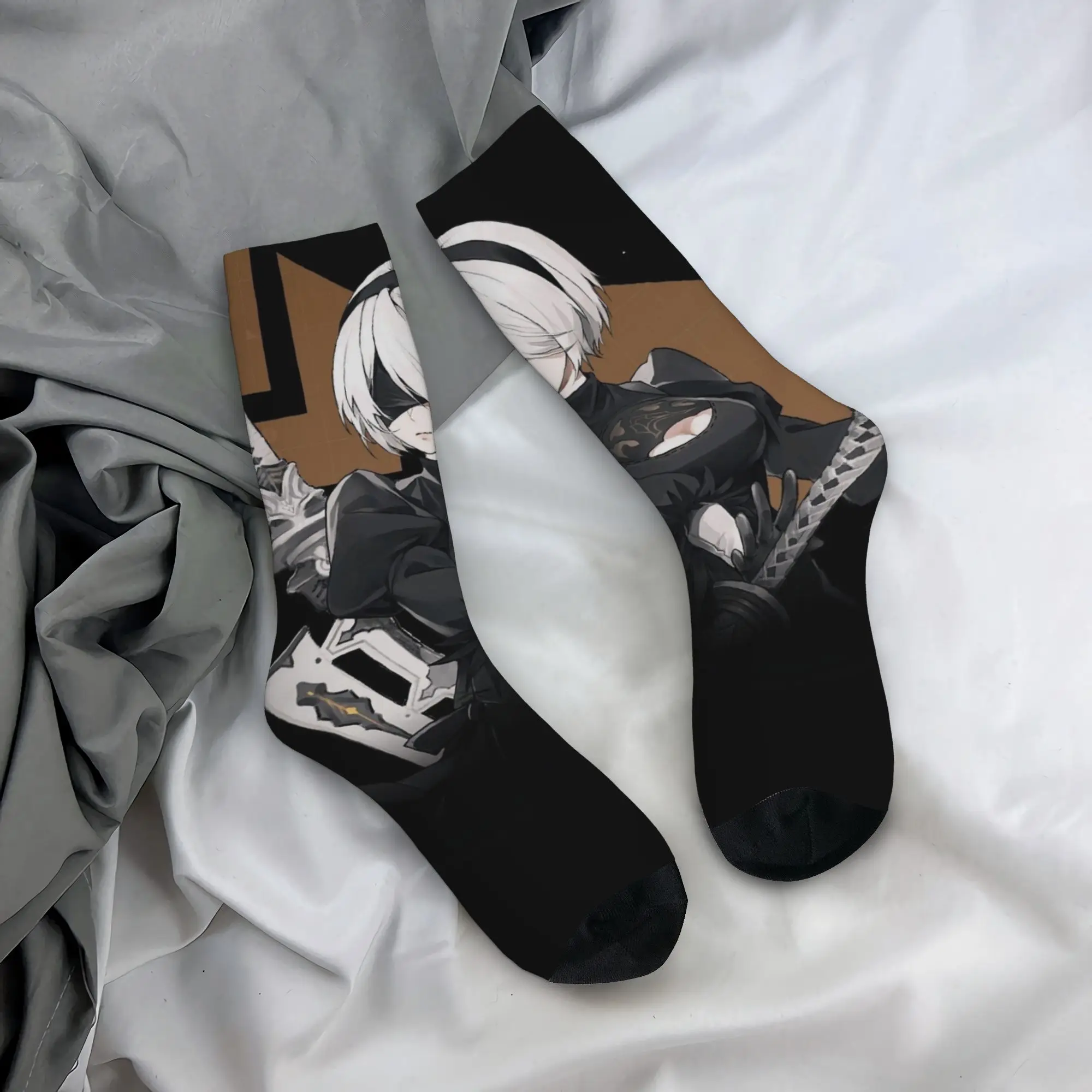 

Nier Automatas Stockings Design Elegant Socks Autumn Non Skid Socks Men Running Sports High Quality Socks