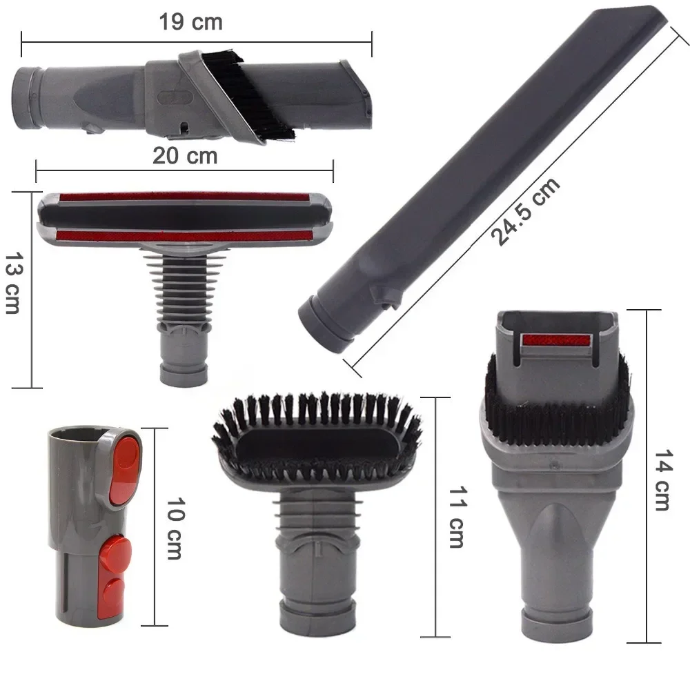 For Dyson V6 DC35 DC45 DC58 DC59 DC62 DC48 Replacement Attachment Kit Stair Brush Crevice Vacuum Cleaner Parts