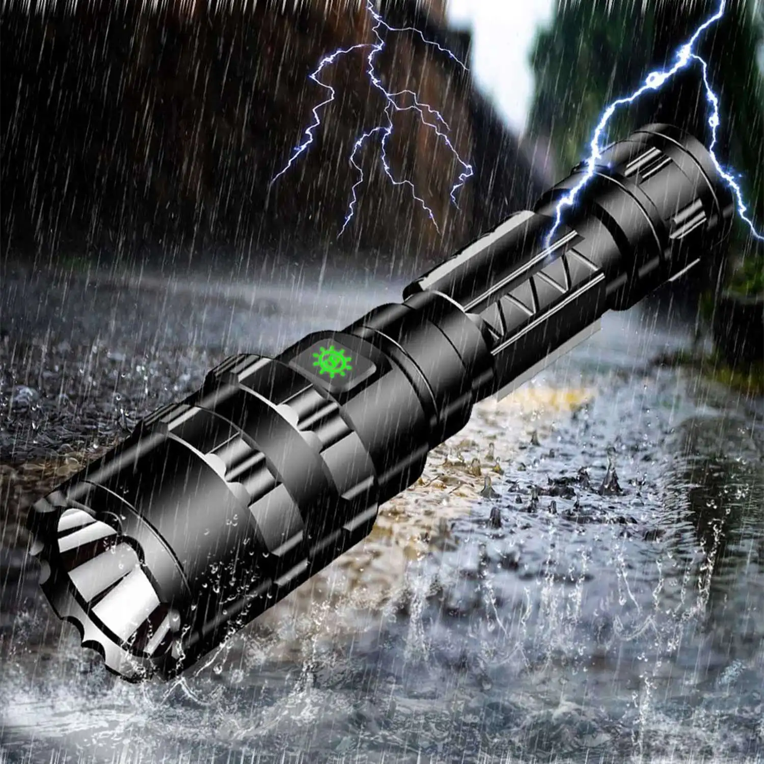 

1 Set LED Flashlight LED Waterproof Fishlights LED Outdoor Camping Fishlights Car Lightingtorch Lights L2 USB Rechargeable