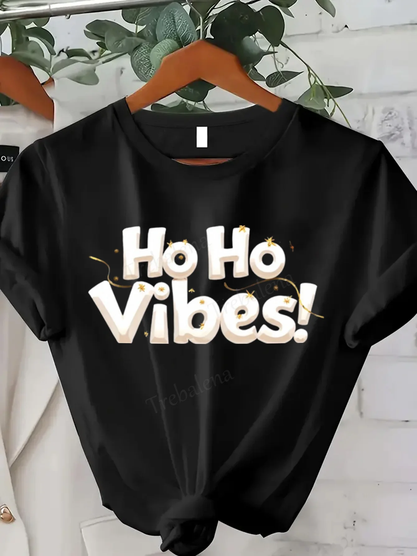 Women T-Shirt Ho Ho… - image