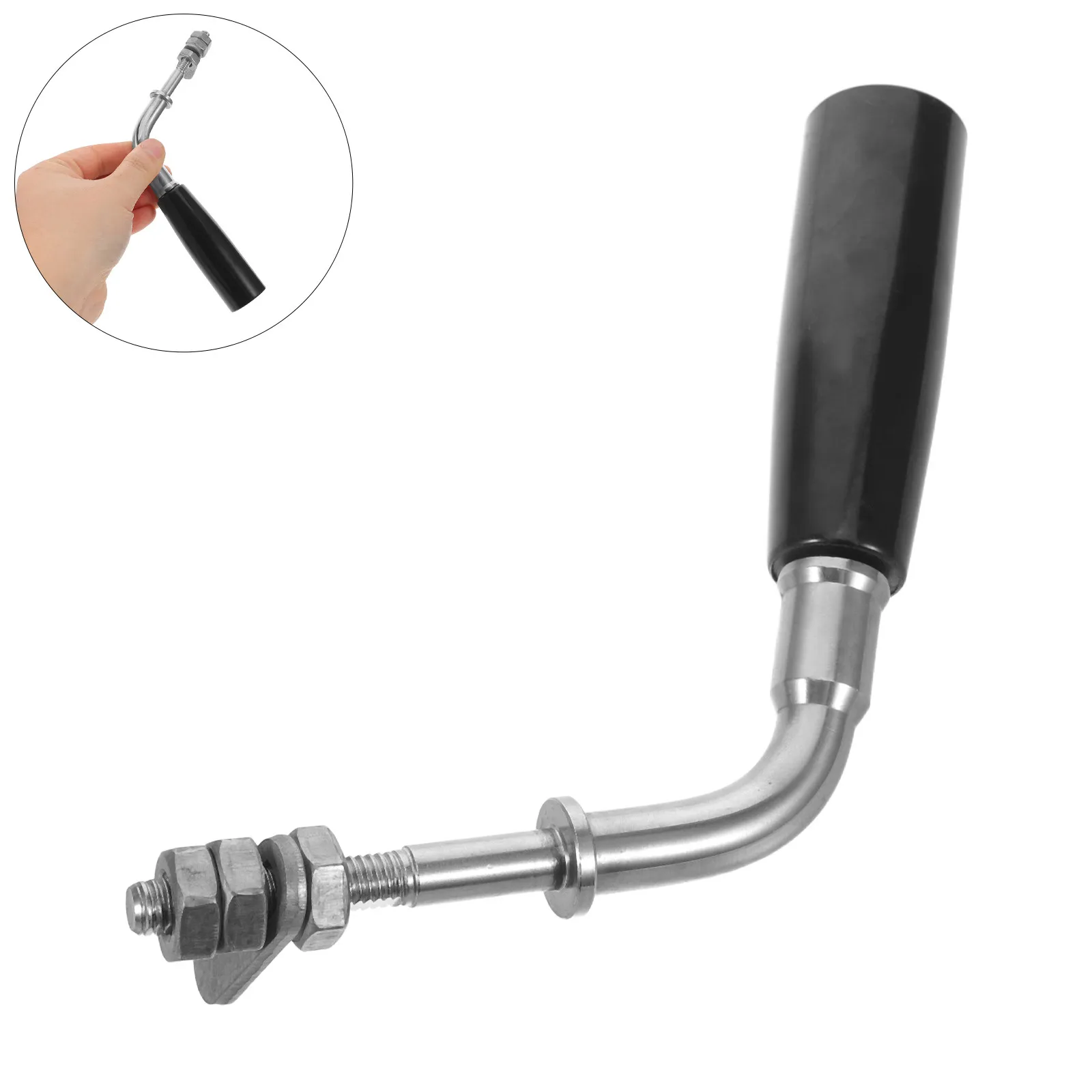 Fireplace Door Handle Pit Replacement Parts Wood Stove Door Handle Secure Grip Assembly For Stove Accessories Pull Handles