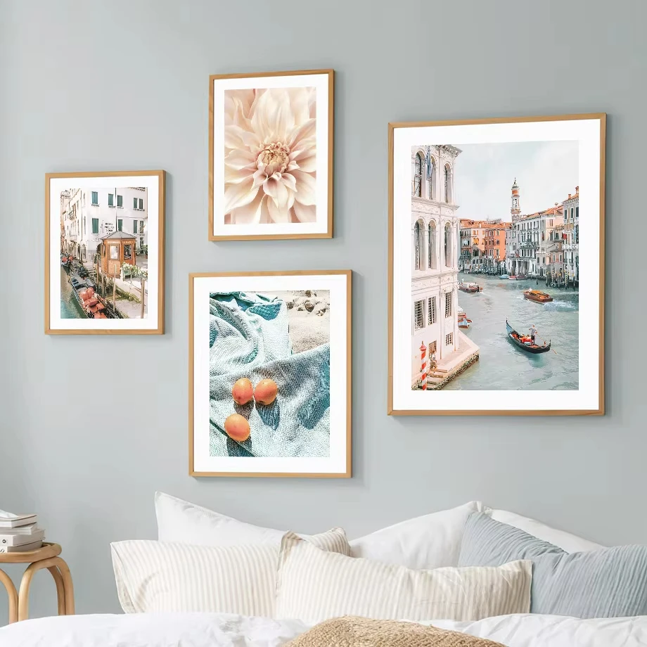 Italian Turquoise Beach Sunshine Wall Art Canvas Painting Nordic Posters and Printing Images Living Room Home Decoration Murals