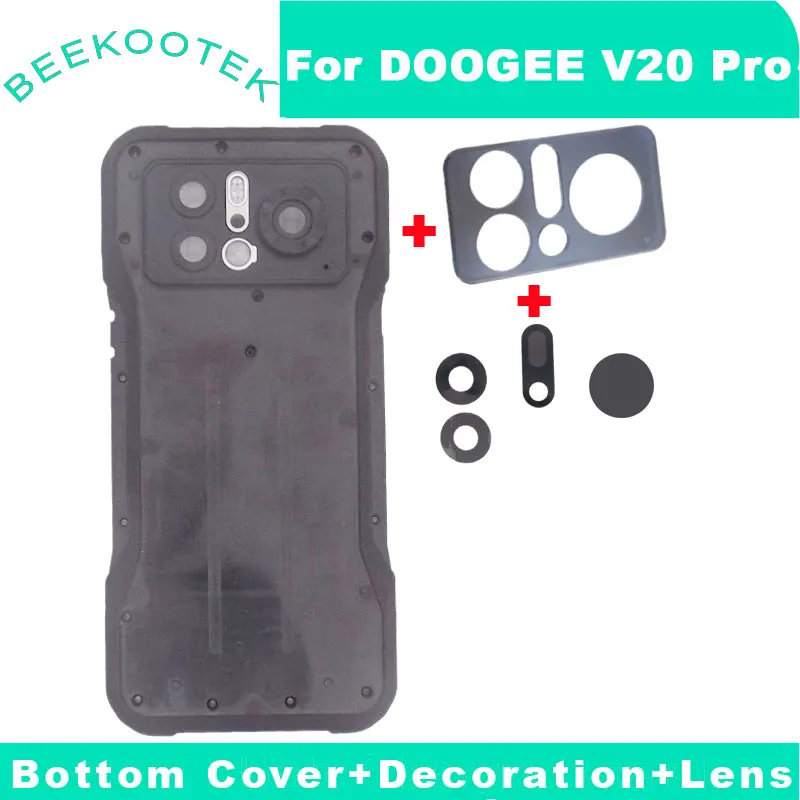 New Original DOOGEE V20 Pro Battery Cover With Thermal Imaging Decorative Parts Rear Camera Lens For DOOGEE V20 Pro Smart Phone