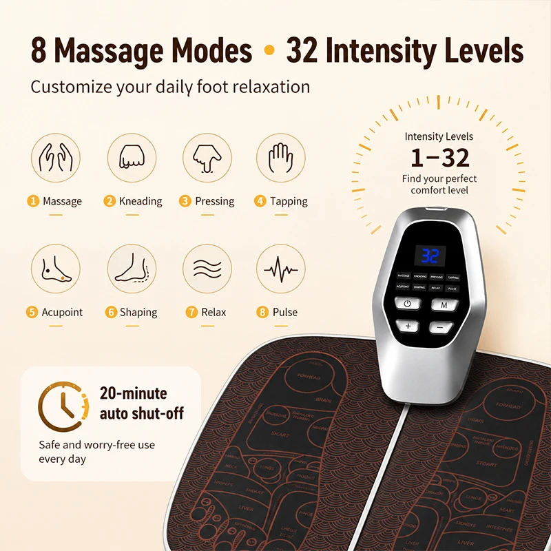 1個入りマイクロカレントフットマッサージャー、EMSフットマ - Ems Foot Massager のレビューと価格