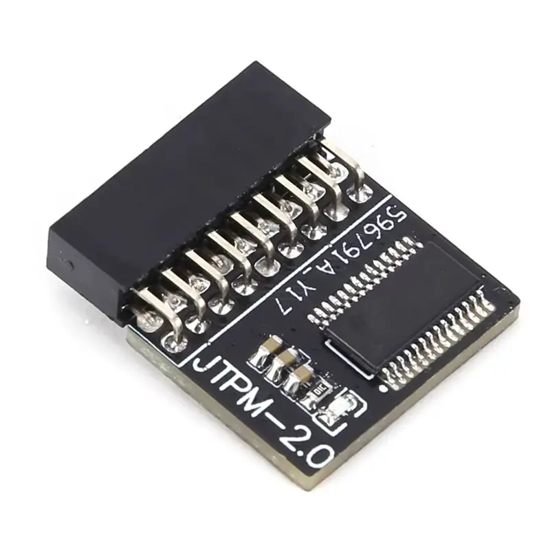 AS60-TPM 2.0 Security Module For ASUS/MSI/Asrock LPC Interface, Remote Encryption Card Enhanced Data Protection 18Pin For Asrock
