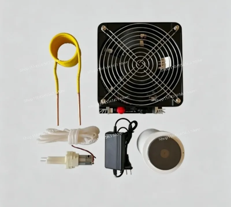 

Induction Heater 4000W: High Frequency PCB Board for Melting Metal – Complete Kit with Coil, Pump, Crucible & Power Supply