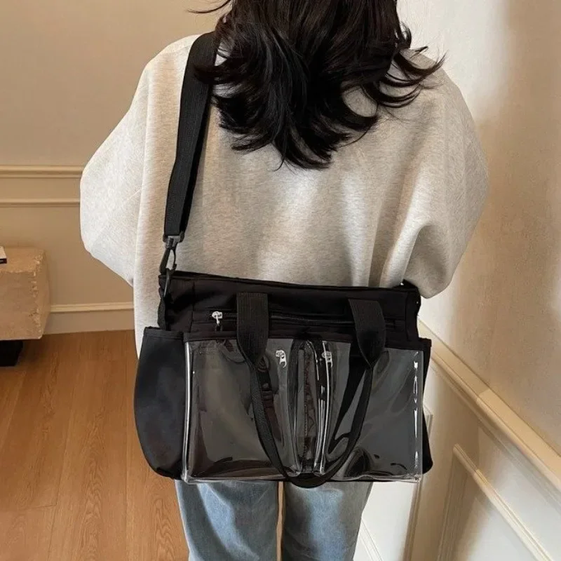 ファッショナブルなミニマリストクラシックおむつバッグ女性用高級レザートート大容量エレガントな通勤ショルダーバッグ
