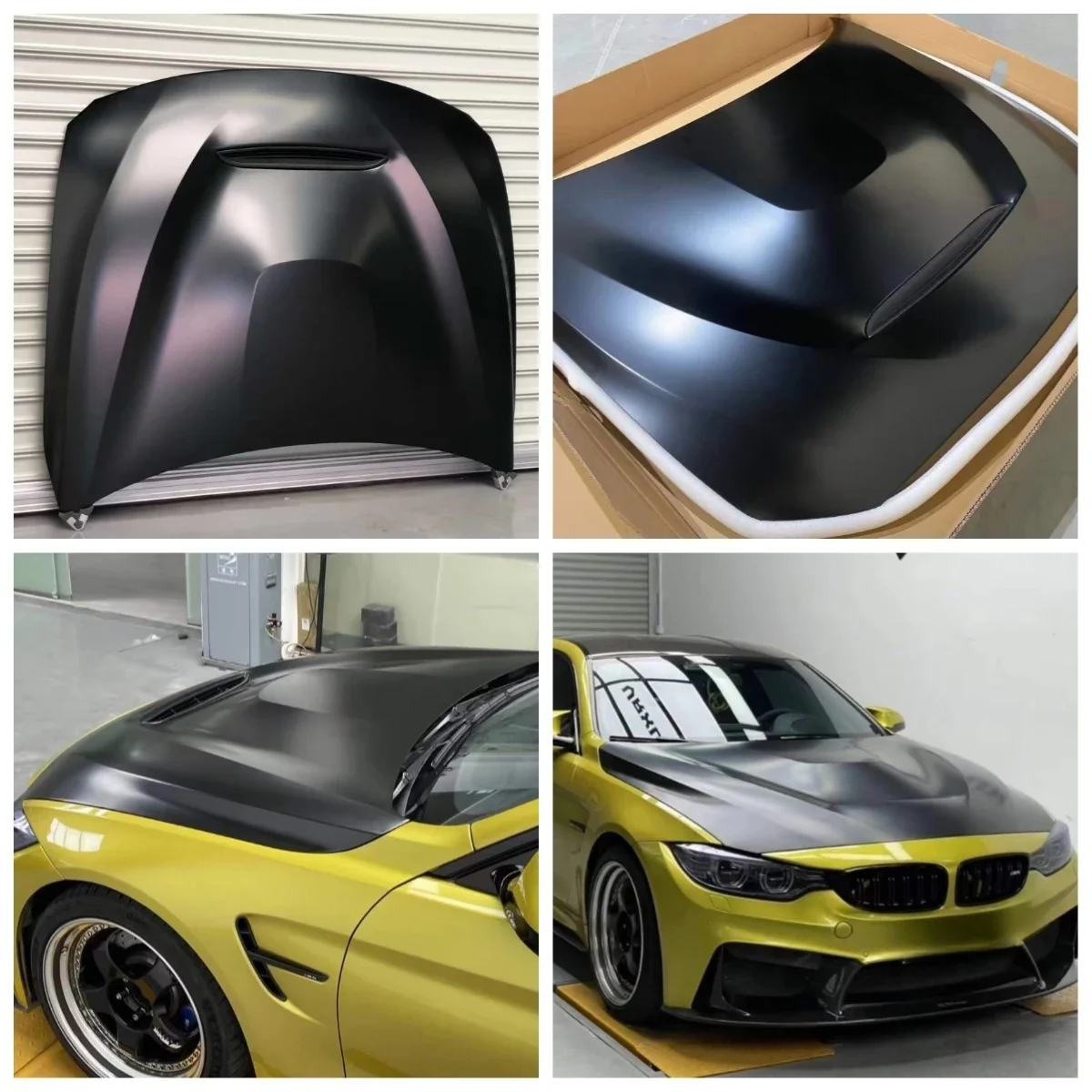 Carbon Fiber Engine Hood Bonnet Front Cover Sport Style Body Kit Fit for F80