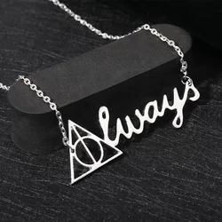 Movie Harries Snitch Necklace Deathly Hallows Felixir Potion Bottle Retro Necklace Women's Jewelry Gifts Girls Gifts Accessories