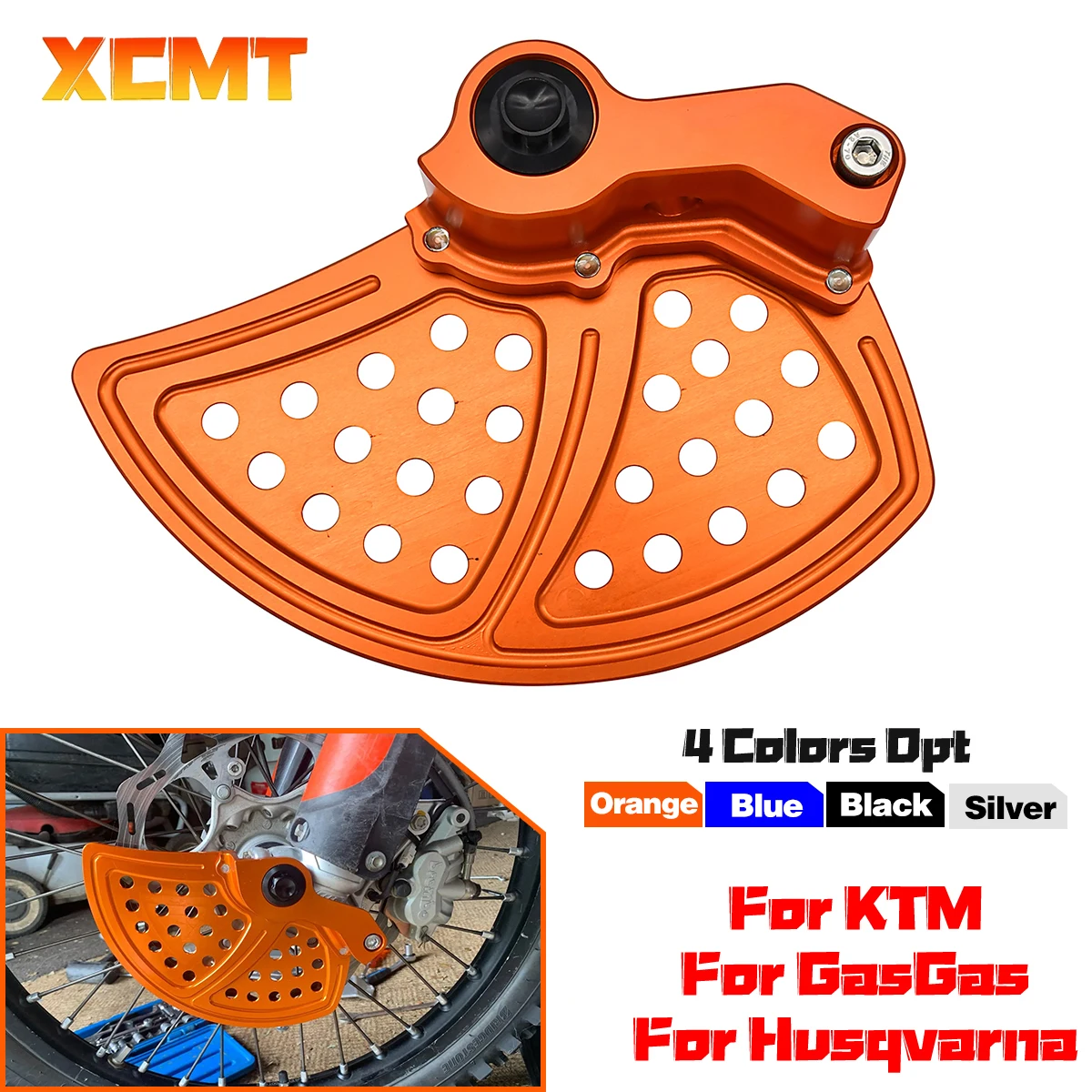 

Motocross Front Brake Disc Guard Protector For KTM Husqvarna EXC SXF FE TC TE TX FC FX 125 250 300 350 450 500 530 2014-2021