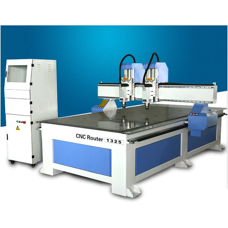 LYBGACNC 1325 CNC Router Engraving Cutting Milling Machine Vacuum Adsorption 6KW Air-Cooled Square Spindle High Configuration