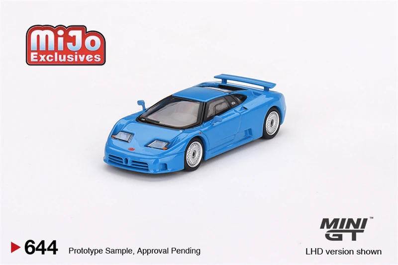 

MINI GT 1:64 EB110 GT Blue Bugatti LHD Diecast Model Car