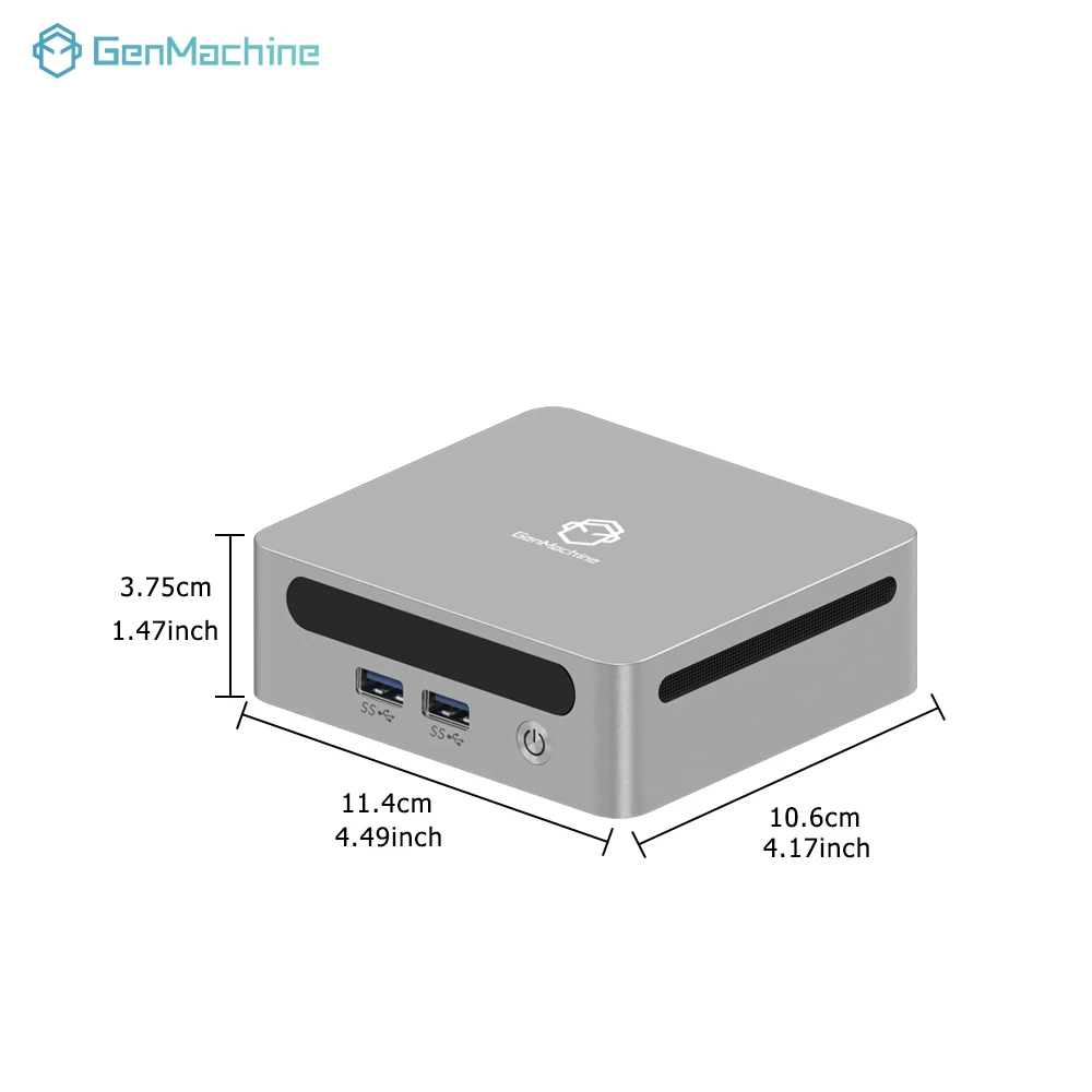 GenMachine 미니 PC Ryzen 5500U ES Windows 11 DDR4 3200mhz WiFi6 게임용 pc Diy 게임용 컴퓨터 Ordenador Mini Pc Gamer