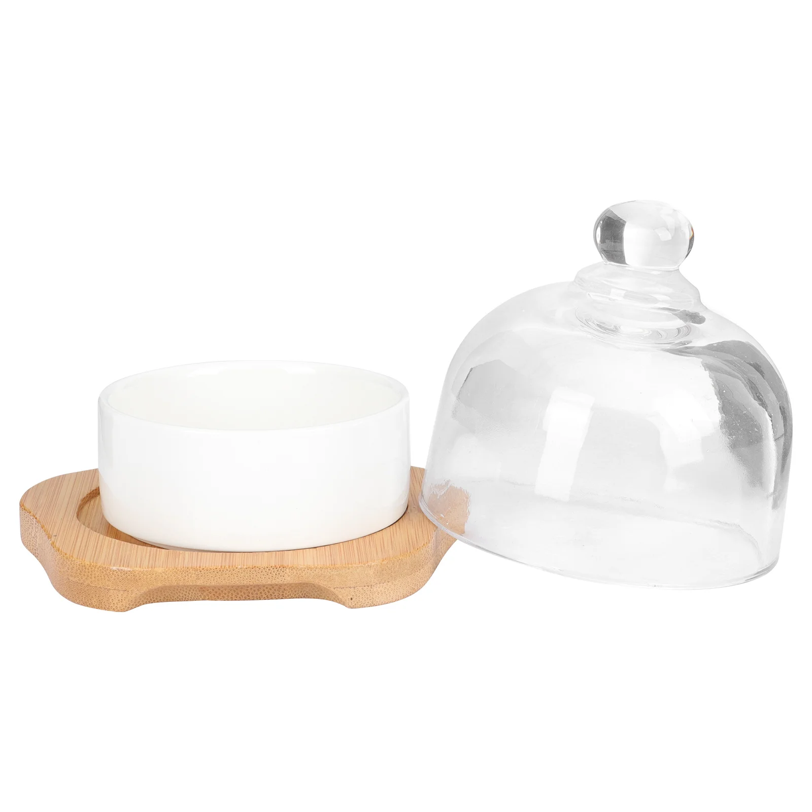 

1 комплект, керамическая миска для выпечки с крышкой, многофункциональная миска для сервировки десертного салата, фруктов, торта, пудинга, кухонные принадлежности