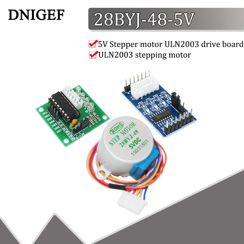 28BYJ-48-5V 4 Phase Stepper Motor+ Driver Board ULN2003 Stepper Motor + ULN2003 Driver Board