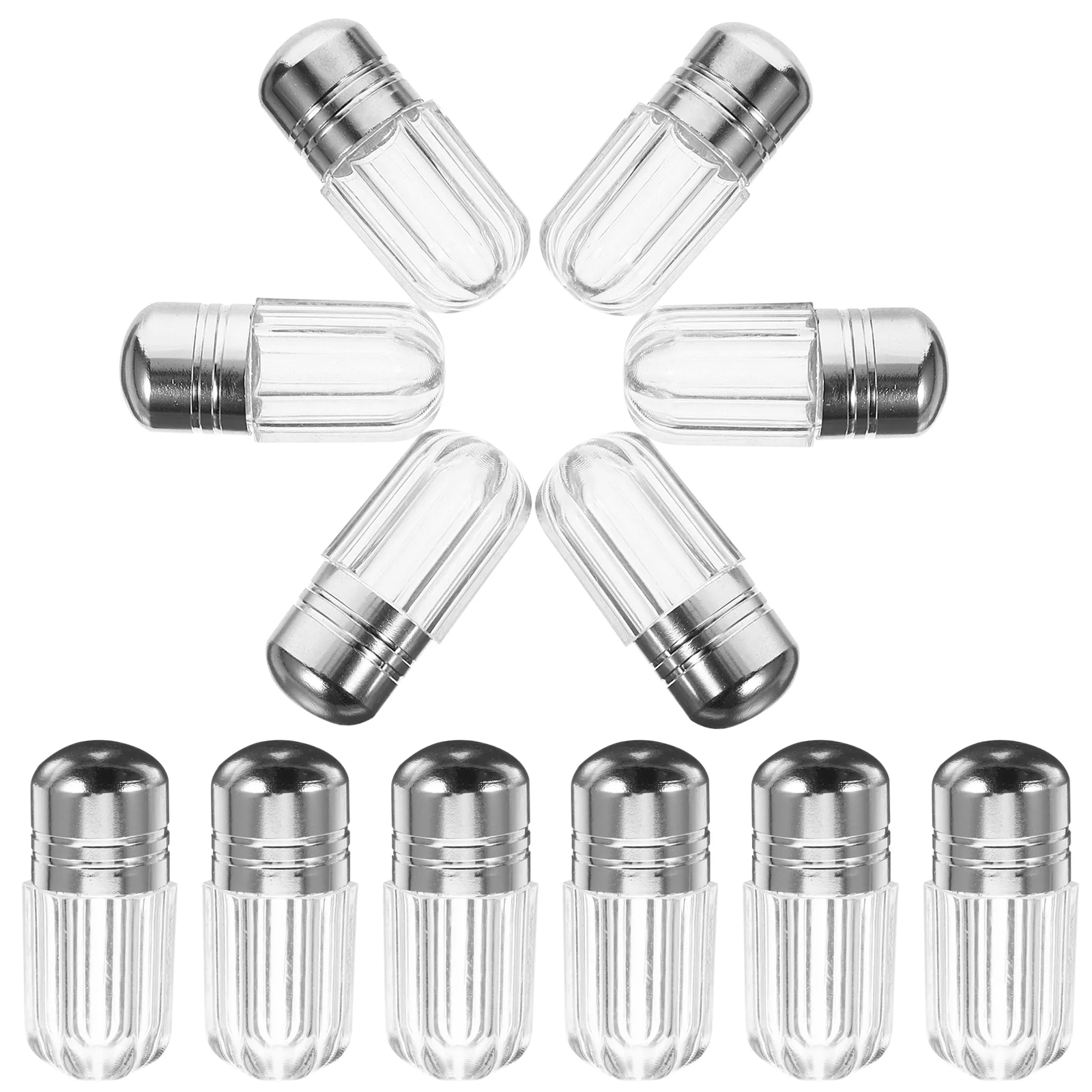

20 Pcs Travel Medicine Bottle Vial Container Mist Spray Containers for Liquids Bottles with Caps Empty Plastic Dropper Case