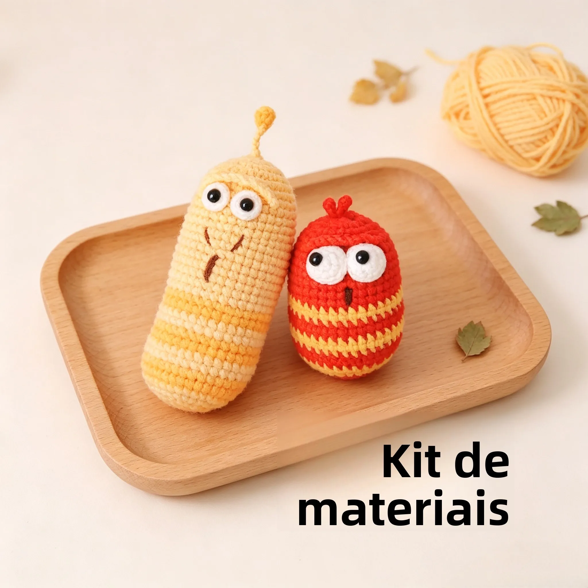 kit-de-material-para-croche-artesanal-boneco-de-inseto-fofo-para-casal-decoracao-criativa-para-bolsa-e-casa-presente-ideal
