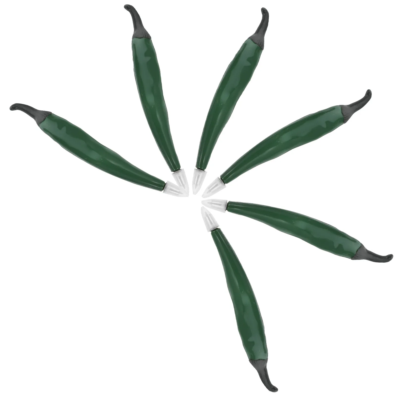 

Набор из 6 шариковых ручек-магнитов на холодильник в форме овощей (перец), для школы, офиса, детей, студентов, подарков на вечеринки, с плавным письмом