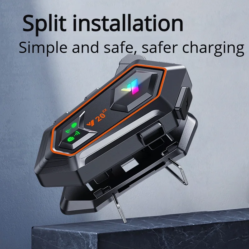 

Новая мотоциклетная Bluetooth-гарнитура, оставайтесь подключен с чипом Qualcomm, водонепроницаемостью и пыли и 15-часовой батареей