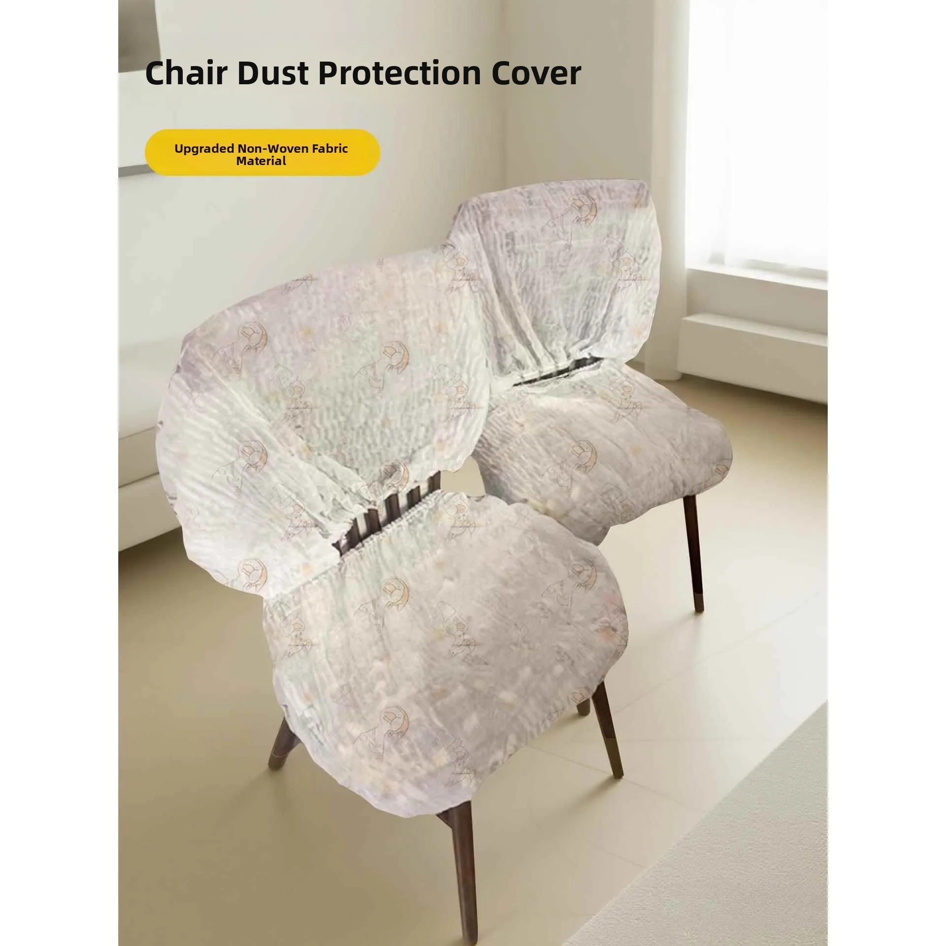 

Disposable Non-woven Fabric Dust Cover for Office Chairs And Dining Tables Home Use Dirt-proof Protective Cover Chair Cover