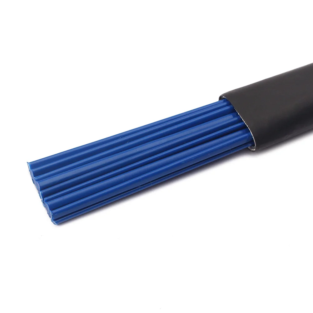 

1Pair Retractable Loop End Blue Drum Brush Cleaning Tool Smooth Black Handle for Jazz Drummers W112 Drum Brush