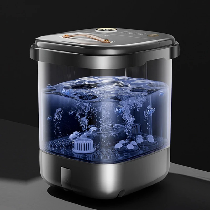 Constant Temperature Heating Foot Spa Bucket Electric Massage Antibacterial Surfing Foot Bath Tub