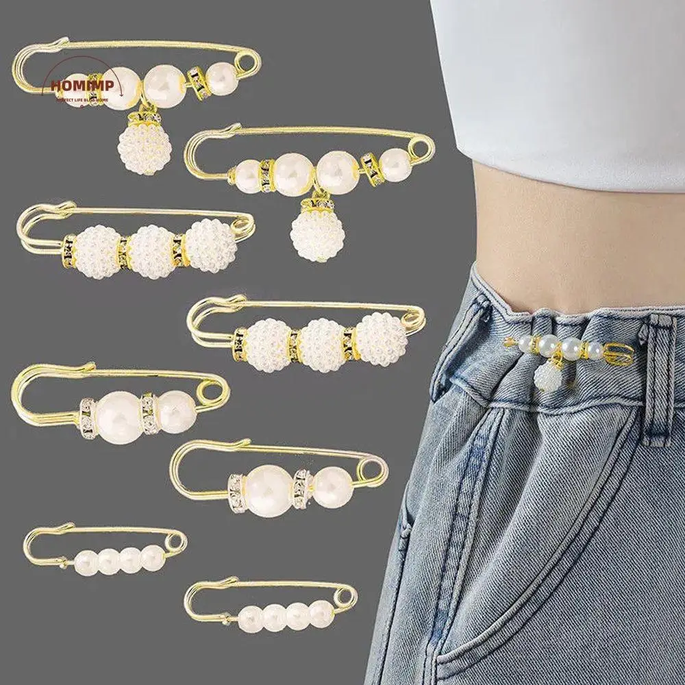 

Gift Lapel Pins Women Dress Shawl Clips Accessories Waistband Pin Dress Shawl Clips Clothing Brooches Set Waist Pin Brooch