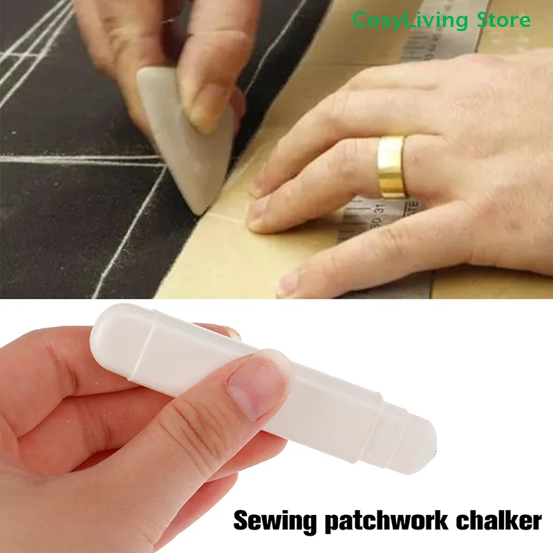1 Stücke Weiß DIY Patchwork Stoff Kreide Schneider Kleidung Löschbare Schneider Nähen Marker