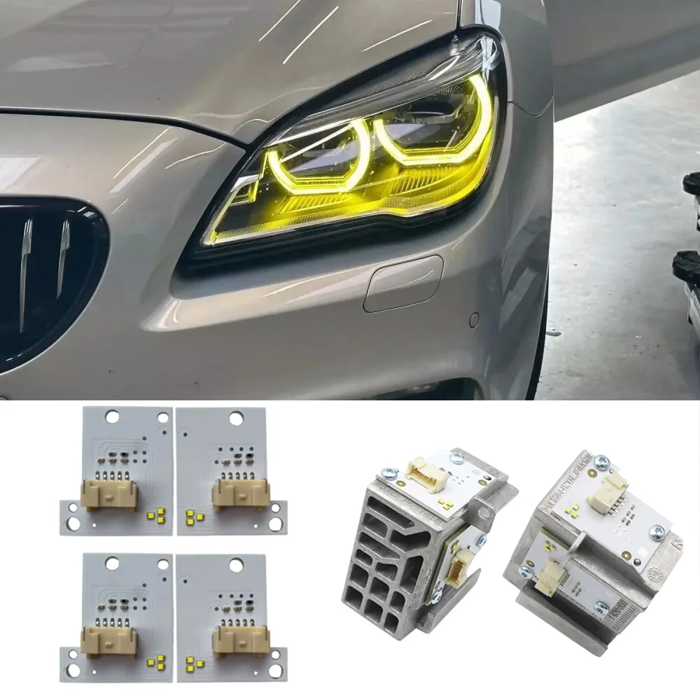 

DRL LED Boards Modules For 2014-2018 BMW F06 F12 F13 LCI M6 640i 650i 640iX 650iX Headlight Daytime Running Light Yellow Red