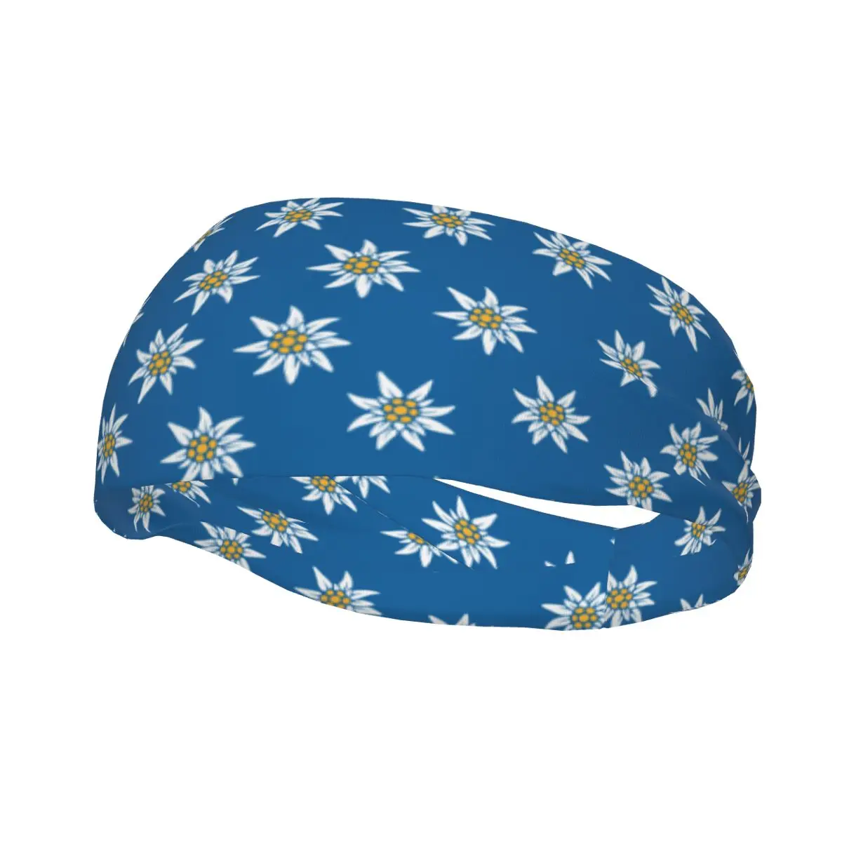 

Спортивная повязка на голову, дышащая повязка на голову, повязка на голову для волос, повязка на голову для йоги «Эдельвейс альпийских горов»