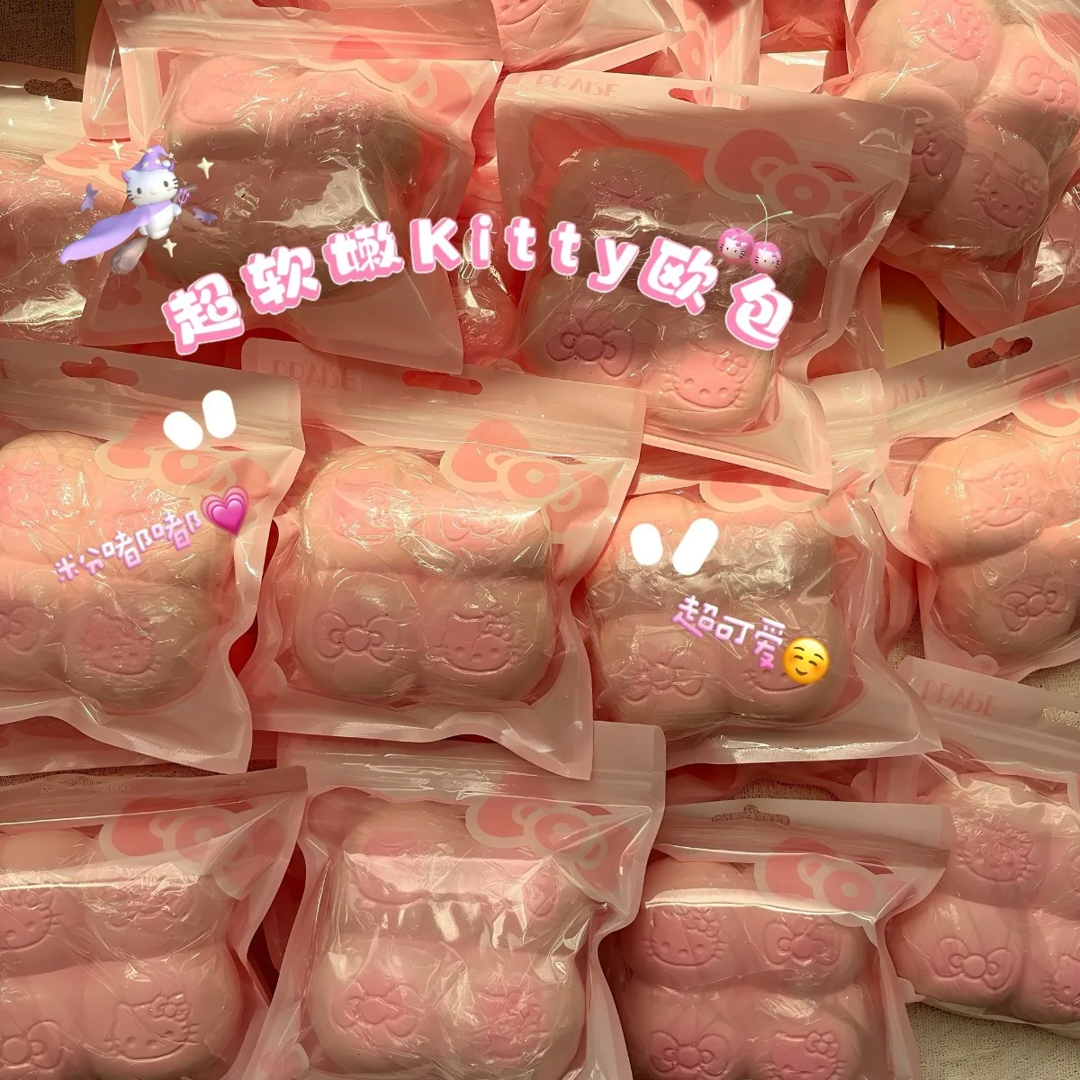 مرحبا كيتي شخصيات كرتونية الكرتون الخبز انتعاش بطيء لعبة تخفيف التوتر ضغط اللعب هدية عيد ميلاد للبنين بنات الأطفال #5