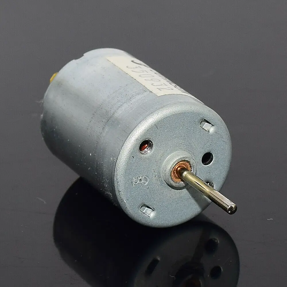 Mini 24mm  JOHNSON RF-370CA-12560 DC12V~24V 7250RPM  Car Window Door Lock Electric Motor 18mm Output shaft length