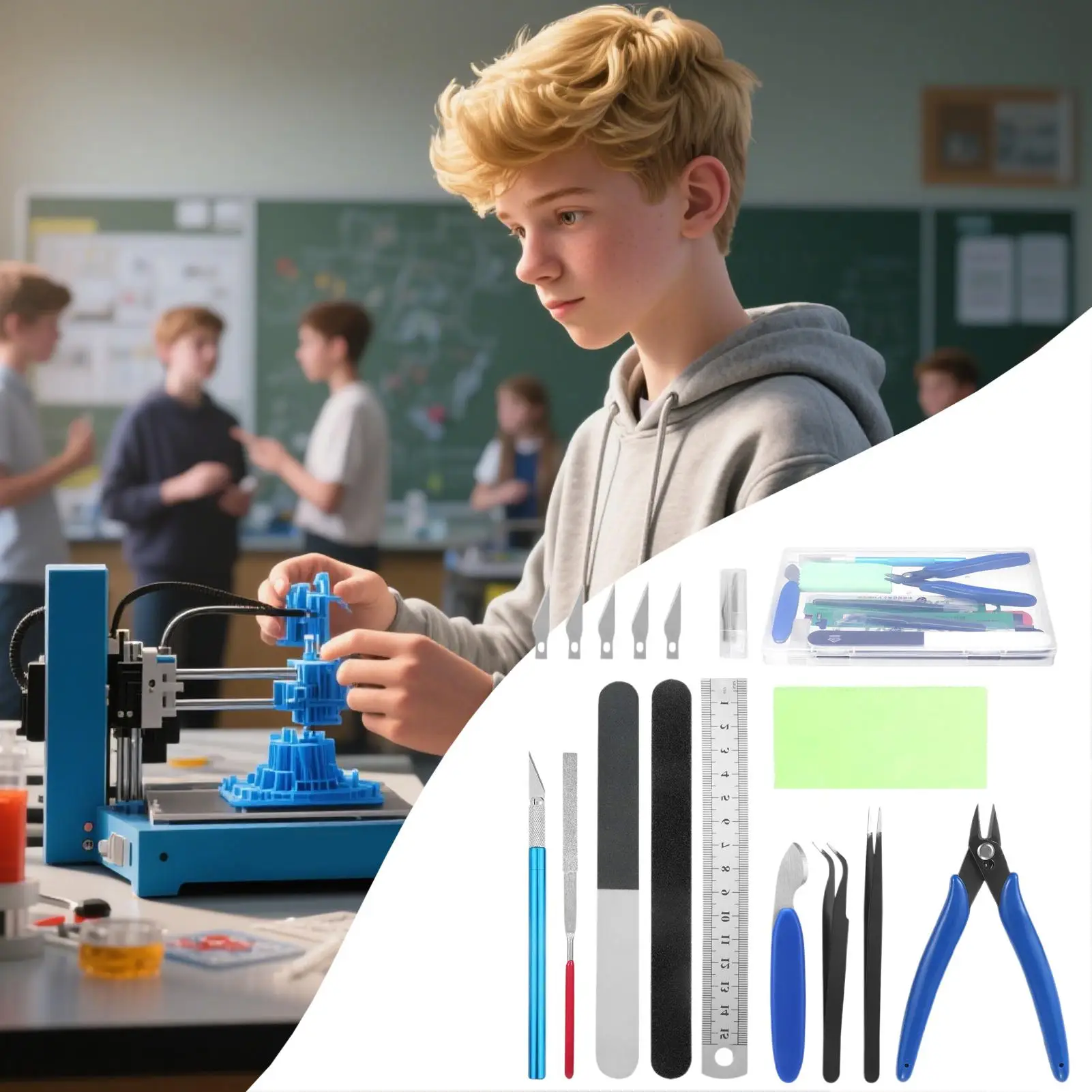 

Инструменты для 3D-принтера, устройство для 3D-печати, инструмент для обслуживания принтера, аксессуары для обслуживания принтеров для энтузиастов, студентов, профессионалов