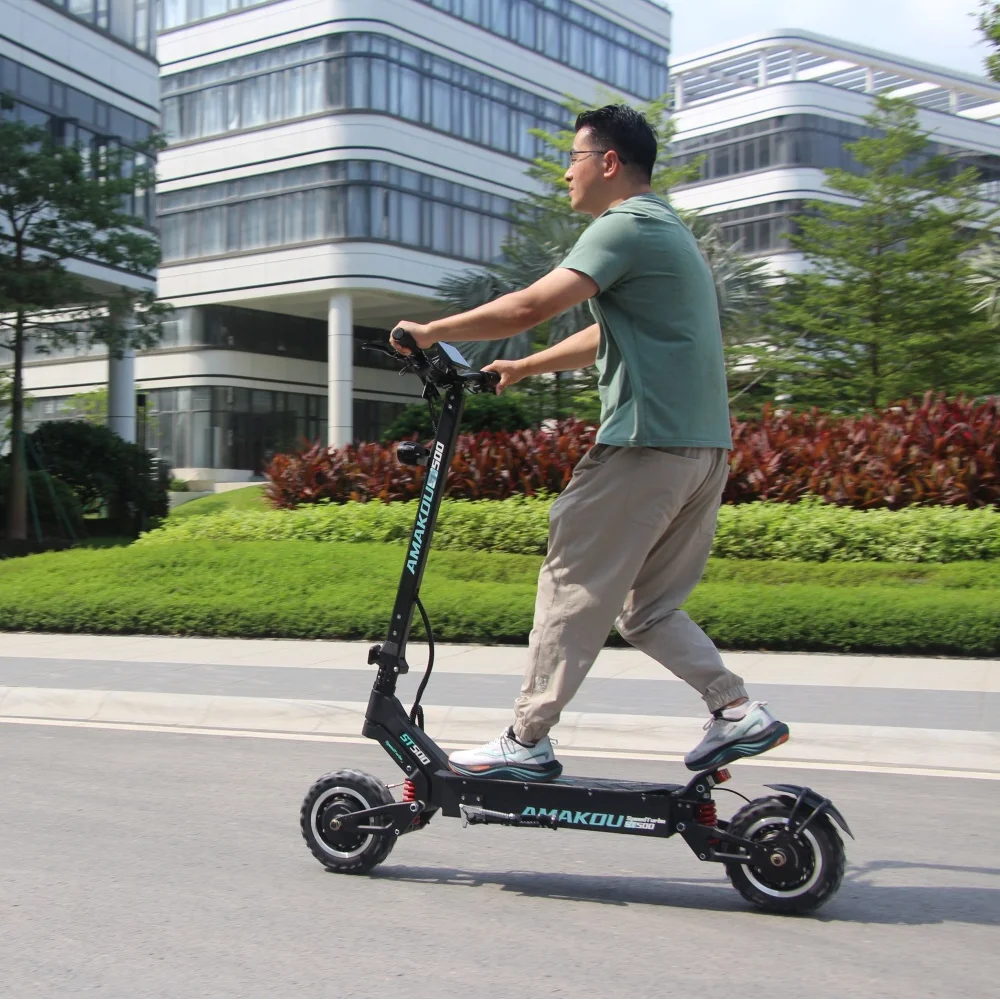 

Updated 11-inch Alloy Frame LCD Screen Dual Motors 9000w 72v 40ah 100km/h 120km Range Powerful Electric Scooter For Adults