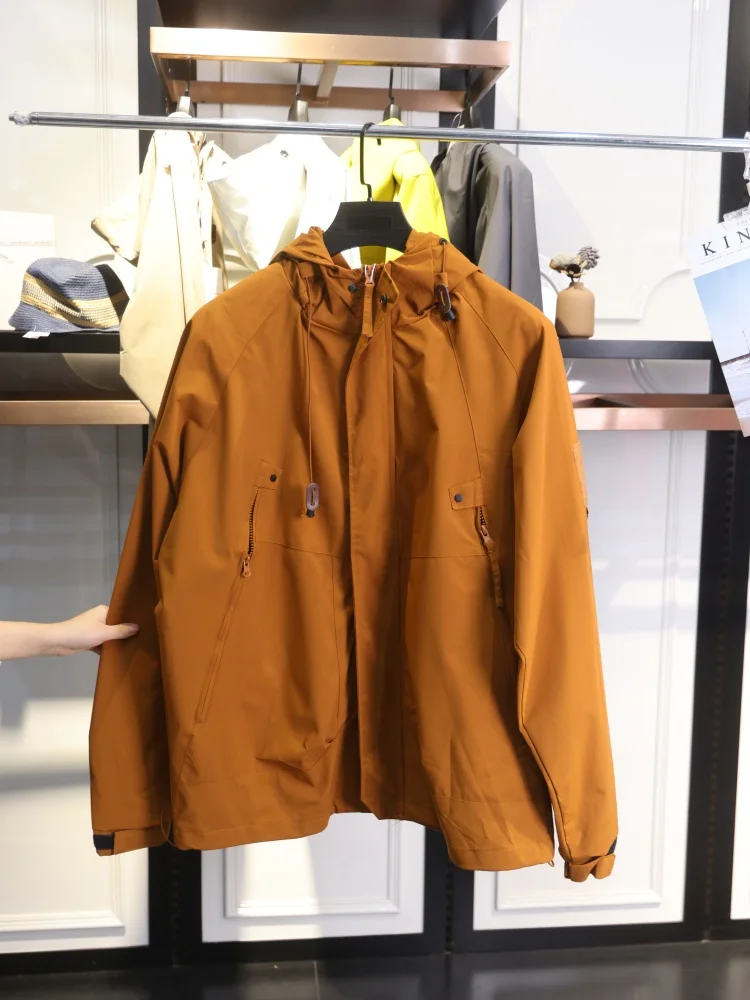 

ex Открытый Ветрозащитный Водонепроницаемый Куртка с Капюшоном Весна Осень Новый Sle Молодежный Длинный Свек Подставка Подходит