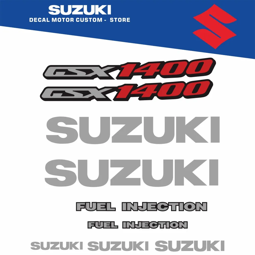 

Защитная наклейка для украшения кузова мотоцикла, светоотражающая наклейка для SUZUKI GSX-1400 2004-