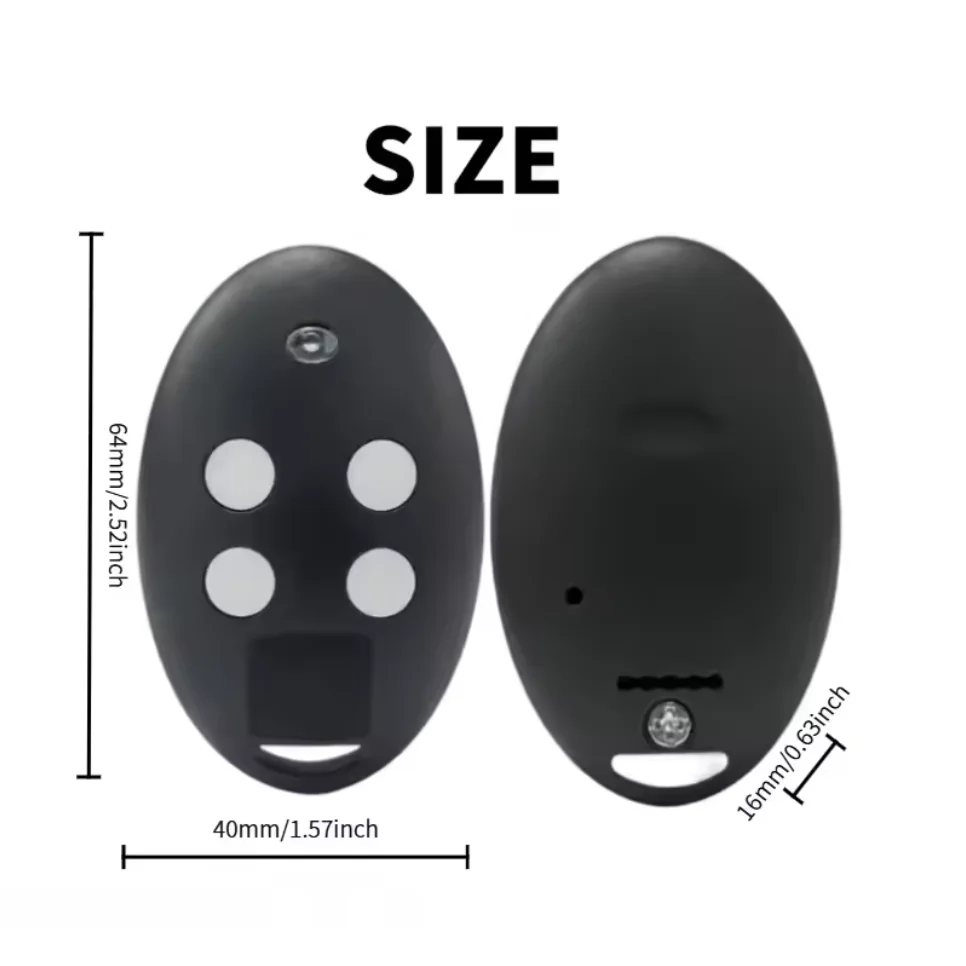 Mini Bft Mitto 2m 4m 433.92Mhz Garage Door Remote Control Wireless Portable Rolling Code Transmitter