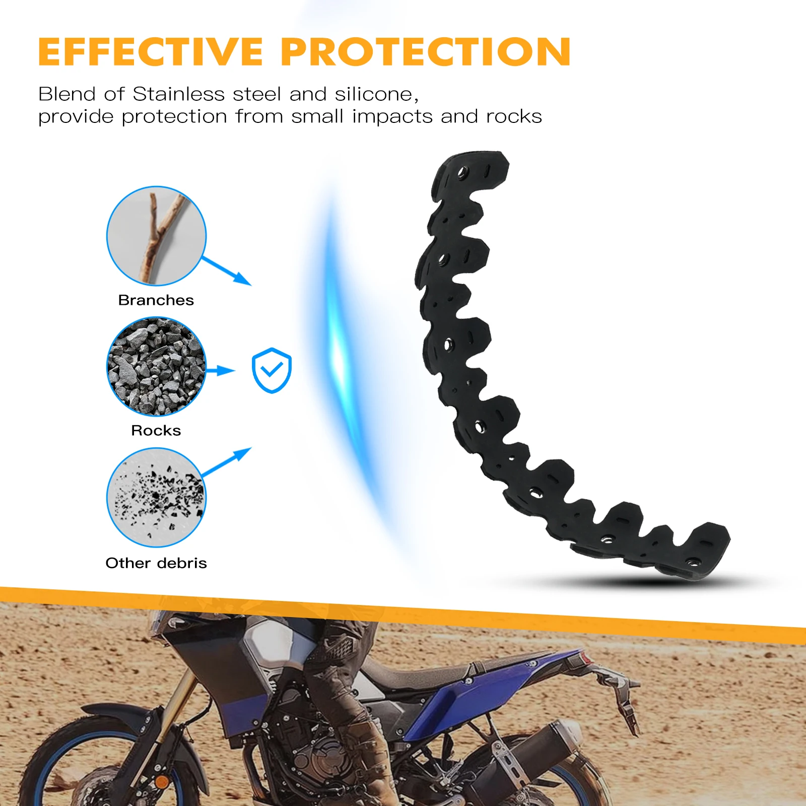 NICECNC Voor Beta RR 350 RR 390 RR 430 RR 480 220mm 400mm Uitlaatpijp Uitlaat Hitteschild cover Guard Voor KTM EXCF 350 SXF 450