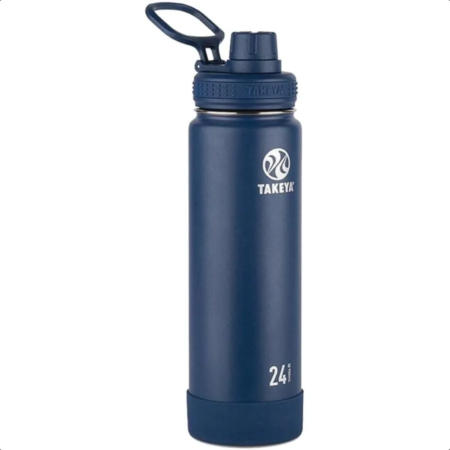 

Actives Water Bottle with Spout Lid Bottle with Double Stainl Steel Insulation Dishwasher Safe BPAFree Bottle with Spout Lid Re