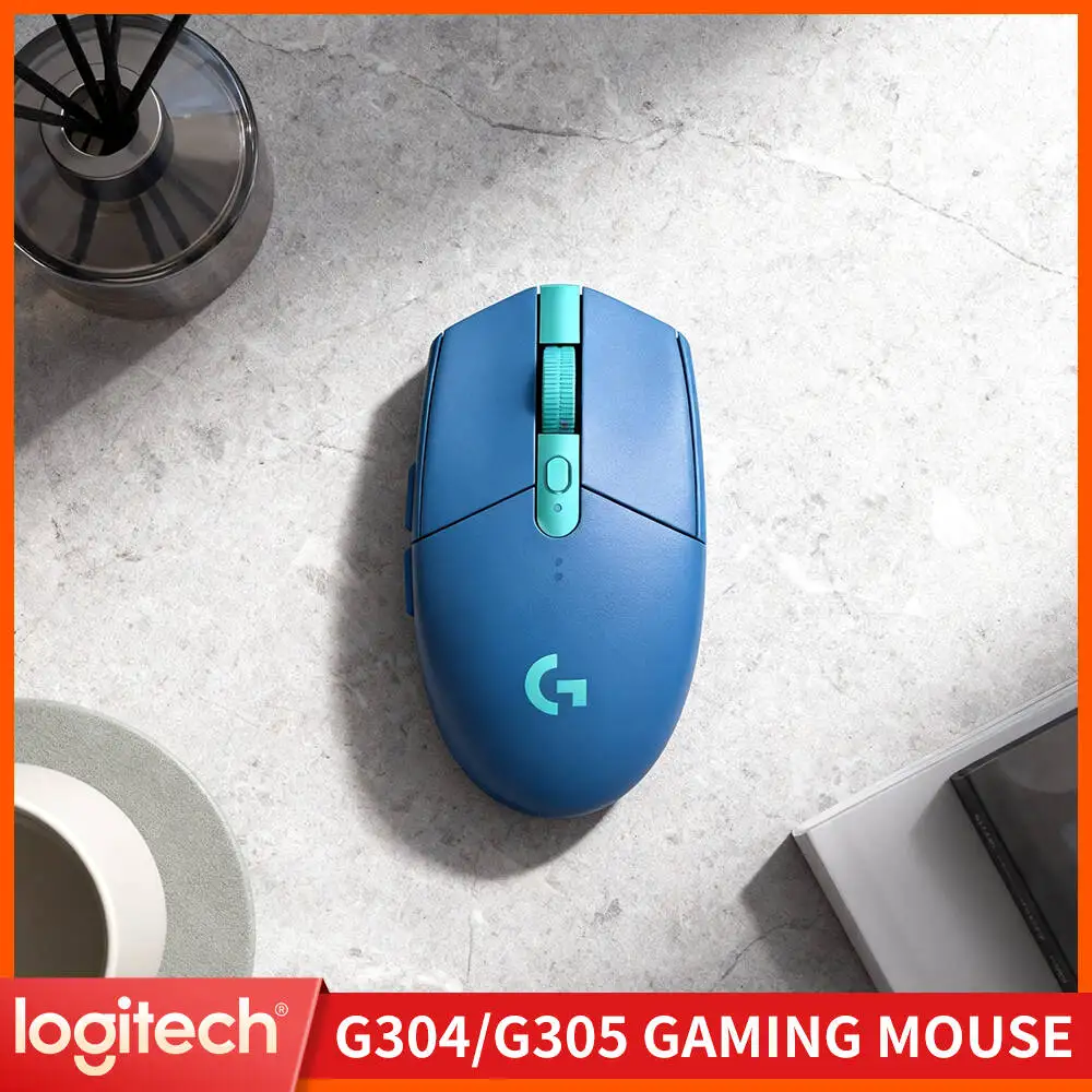 Logitech G304 Wireless Gaming Mouse 12000 DPI HERO Sensor LIGHTSPEED 1ms 9-Month Battery Responsive Tracking Gamers