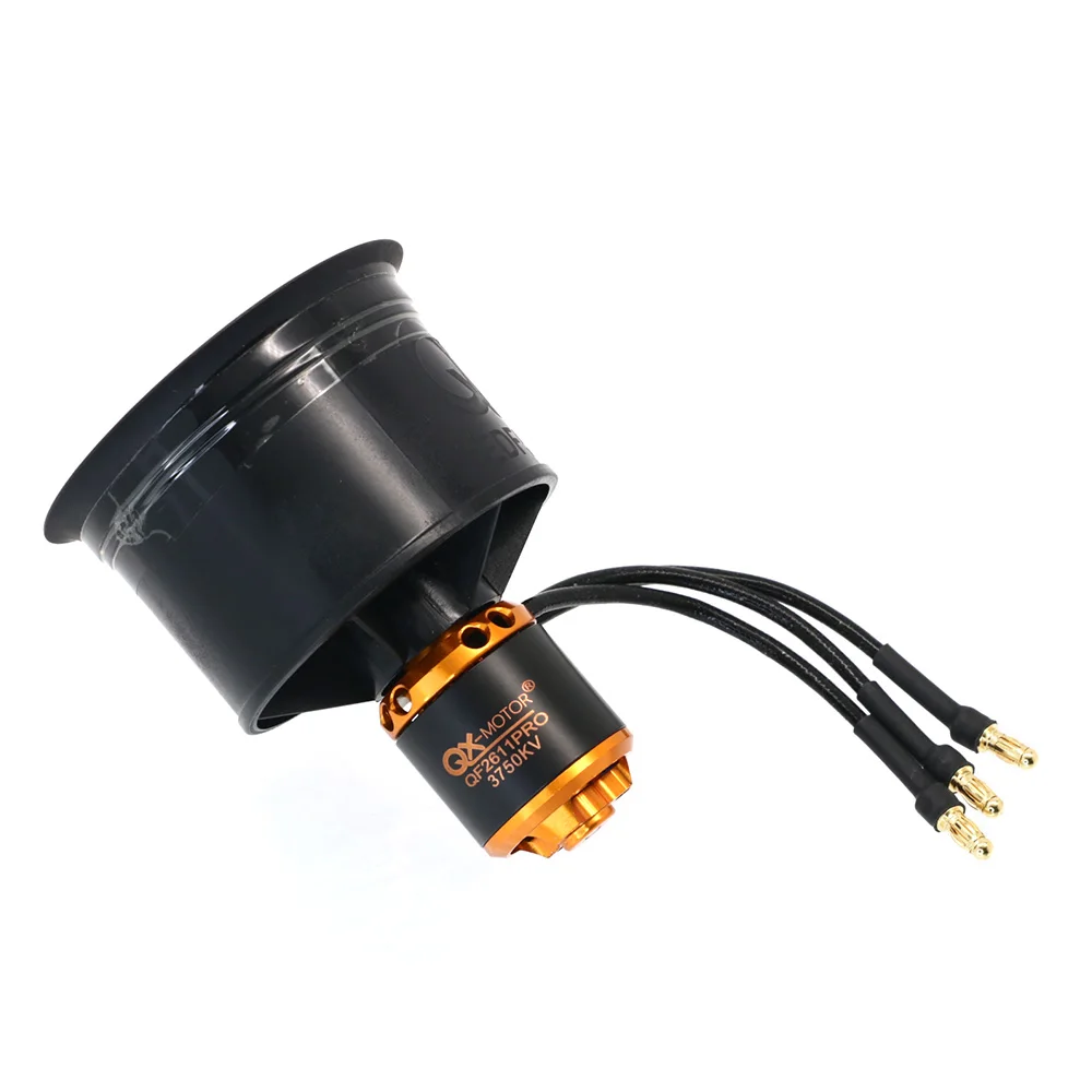 QX-MOTOR 50mm EDF QF2611 QF2611PRO 12-Blatt-Impeller mit 3300KV/ 4000KV /4600KV/ 5000KV bürstenlosem Motor für RC-Jet-Flugzeuge – Detail 8