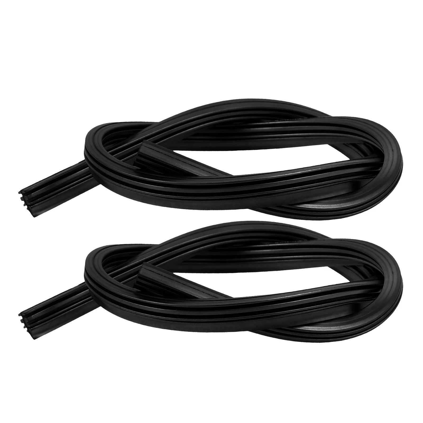 

2Pcs Windshield Wiper Refill Boneless 6mm Rubber Strip Durable Replacement Strip Clear View Rain Driving Safety