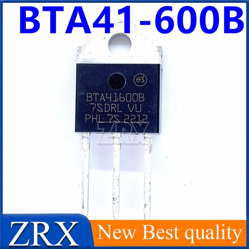 5 Cái/lốc Mới Ban Đầu Cắm Thẳng BTA41600B 2 Chiều SCR BTA41-600B 41A 600V TO-3P
