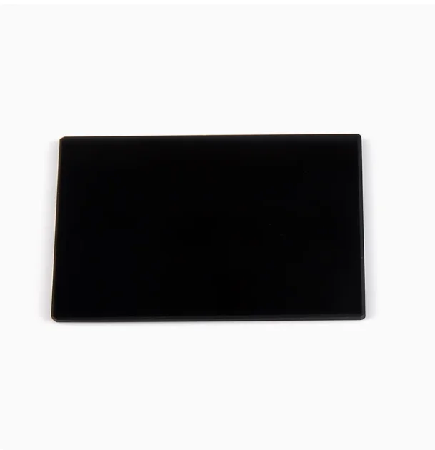 Infrared Transmission Through Visible Light Absorption-Cutoff Black Glass Filter Lens Hwb850 Rg850 Square