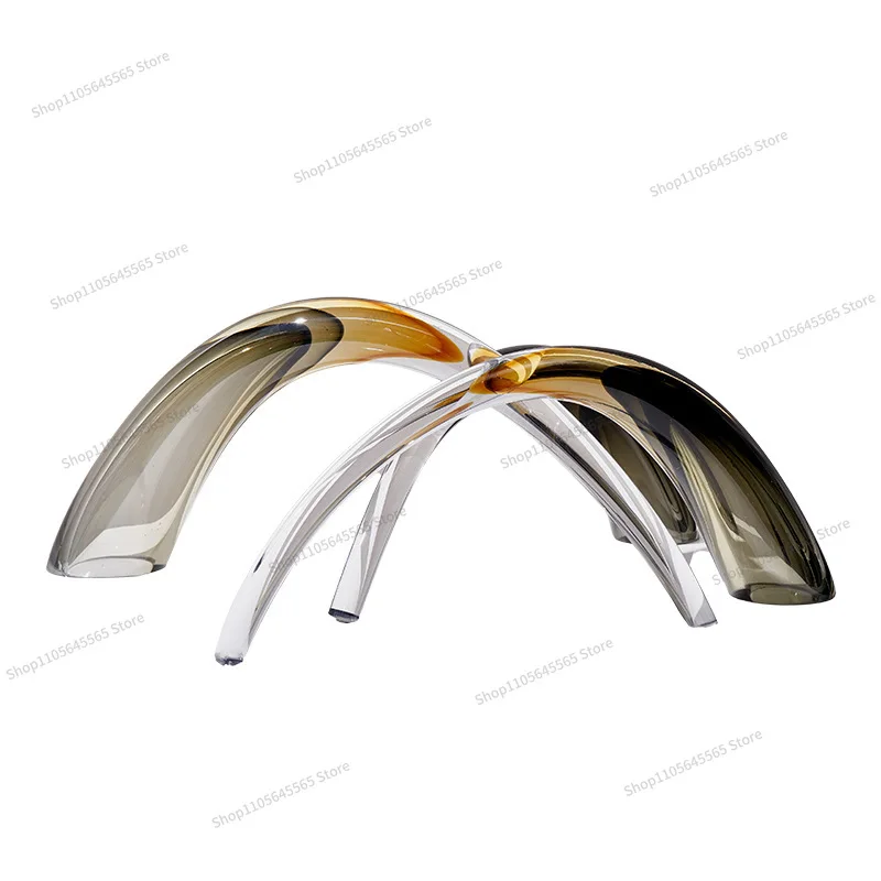 For glazed horn ornaments dining room living room entrance countertop glazed handicrafts decorative ornaments