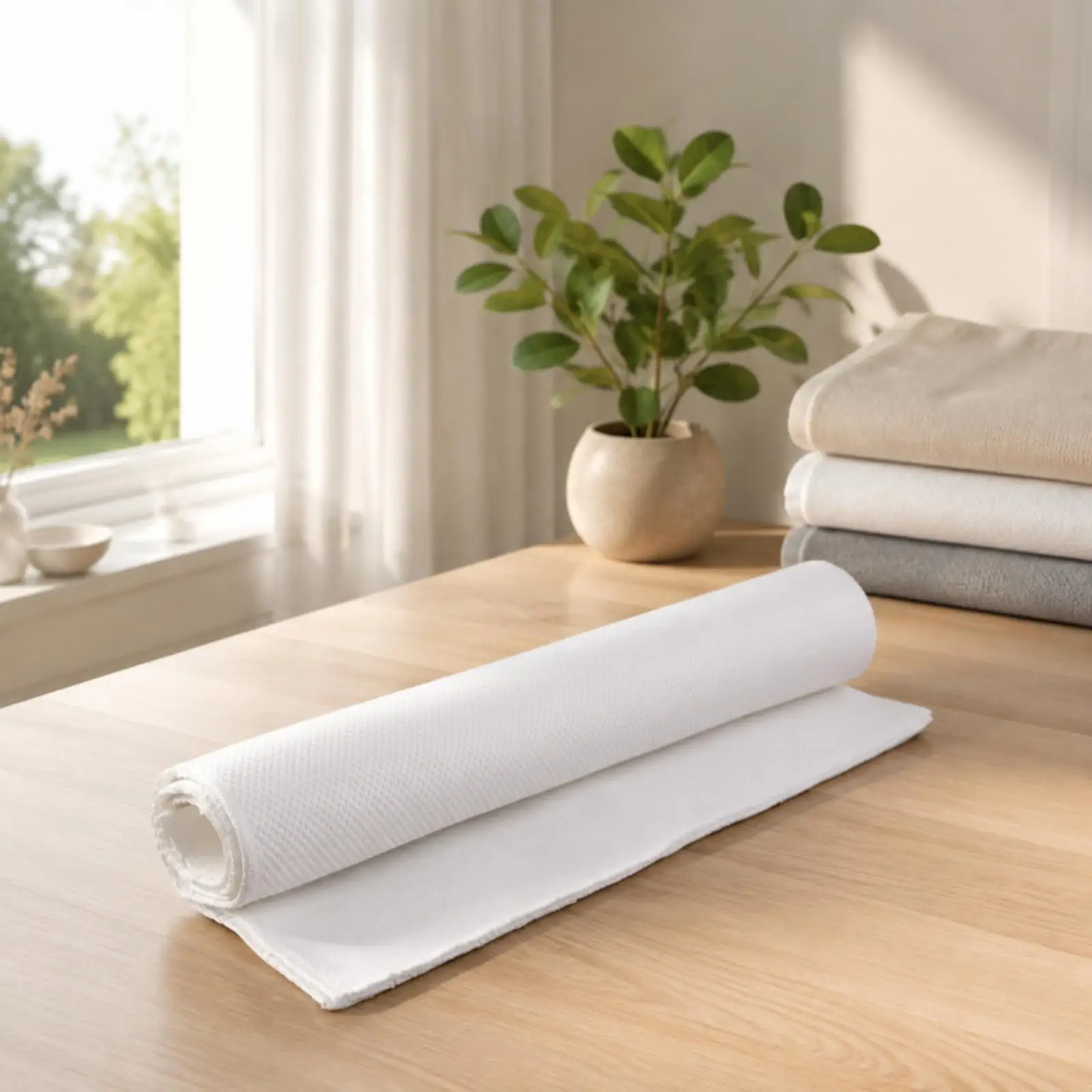 Rollable Washable Ironing Board Sponge Pad Crystal Silk Cover for Adjustable Table Iron Protector