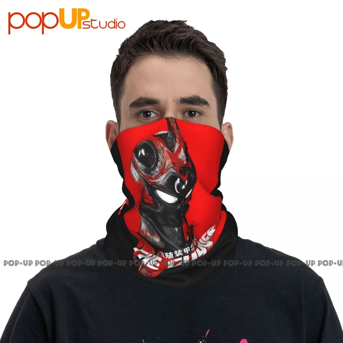 Guyver Out Of Control Anime Dark Hero Neck Gaiter Bandana Scarf Face Mask