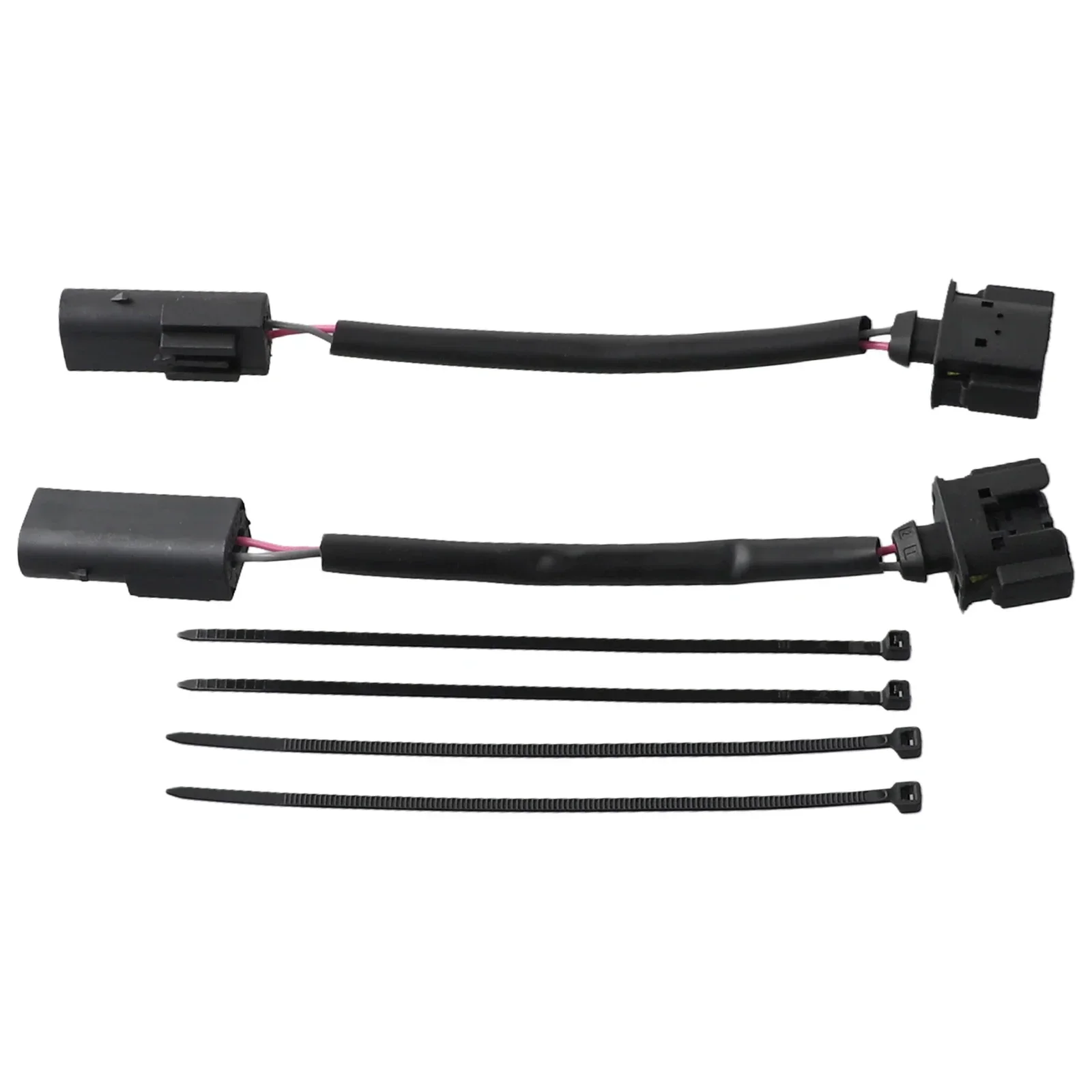 2Pcs Camshaft Magnet Wiring Harness Cable Plug For Mercedes-Benz W203 W204 C-Class C209 A209 CLK W211 E-Class Plastic Black